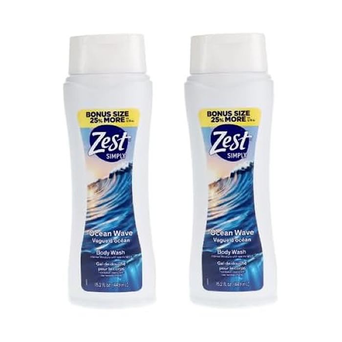 ZEST SIMPLE BODY WASH OCEAN WAV