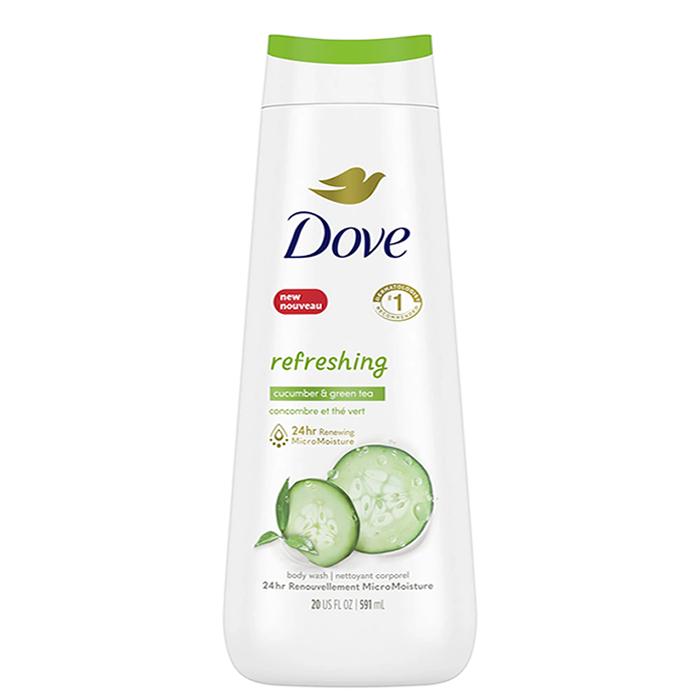 DOVE BODY WASH CUCUMBER& GREEN